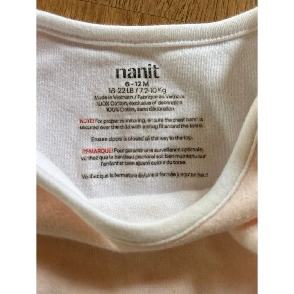 NANIT BREATHING WEAR QUILTED SLEEPBAG SLEEP SACK